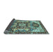 Sideview of Abstract Light Blue Modern Rug, abs3534lblu