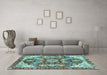 Machine Washable Abstract Light Blue Modern Rug in a Living Room, wshabs3534lblu