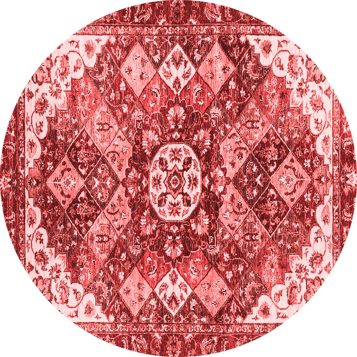 Abstract Red Modern Rug, abs3534red
