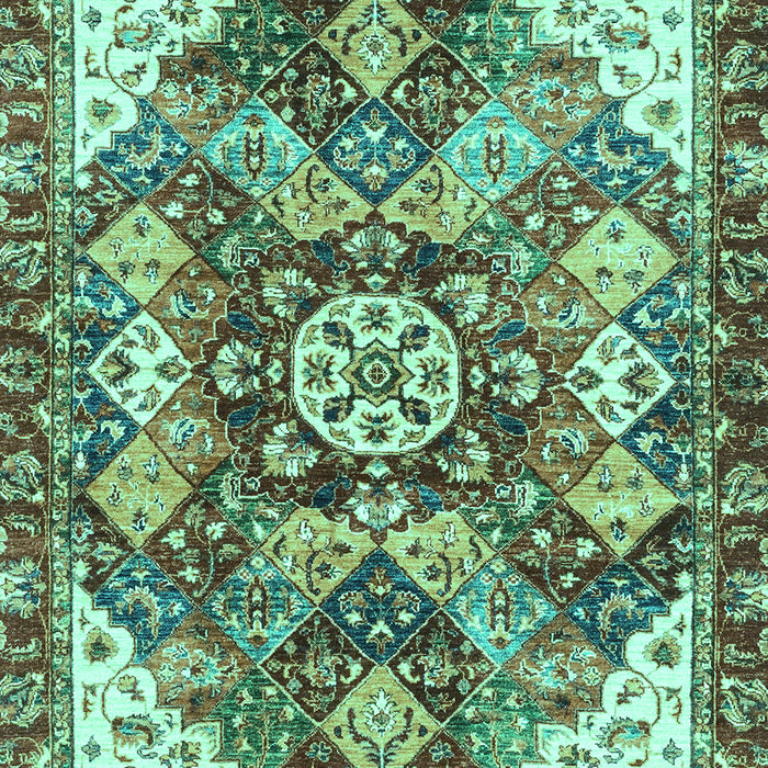 Abstract Turquoise Modern Rug, abs3534turq