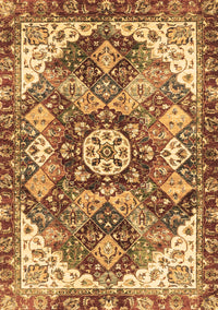 Abstract Brown Modern Rug, abs3534brn