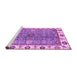 Sideview of Machine Washable Oriental Purple Traditional Area Rugs, wshabs3535pur