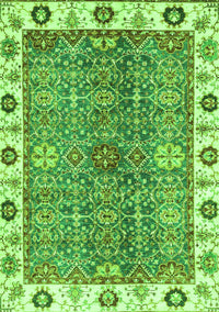 Oriental Green Traditional Rug, abs3535grn