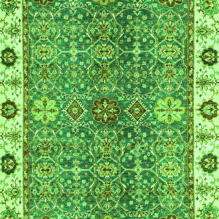 Oriental Green Traditional Rug, abs3535grn