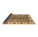 Sideview of Oriental Brown Traditional Rug, abs3535brn