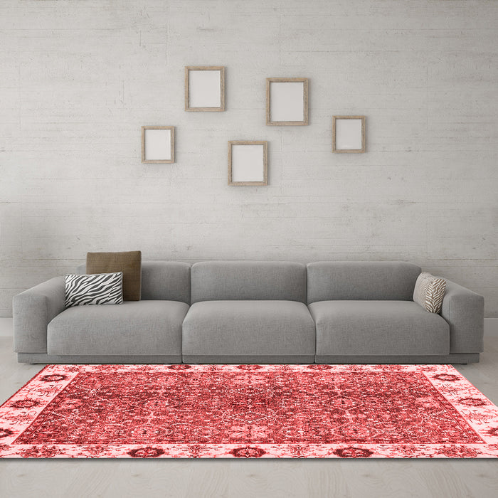 Traditional Red Washable Rugs