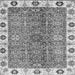 Square Oriental Gray Traditional Rug, abs3535gry