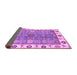 Sideview of Oriental Purple Traditional Rug, abs3535pur