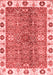 Oriental Red Traditional Area Rugs