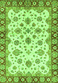 Oriental Green Traditional Rug, abs3536grn