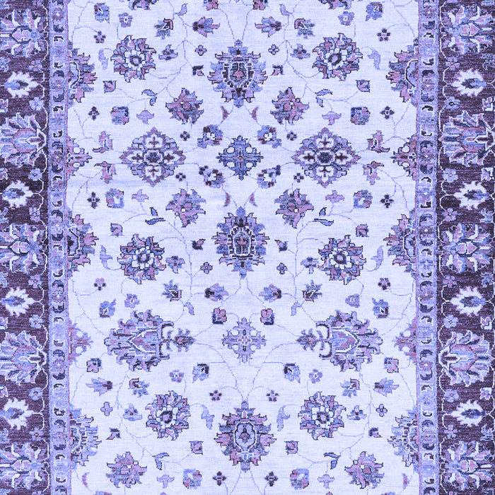 Machine Washable Oriental Blue Traditional Rug, wshabs3536blu