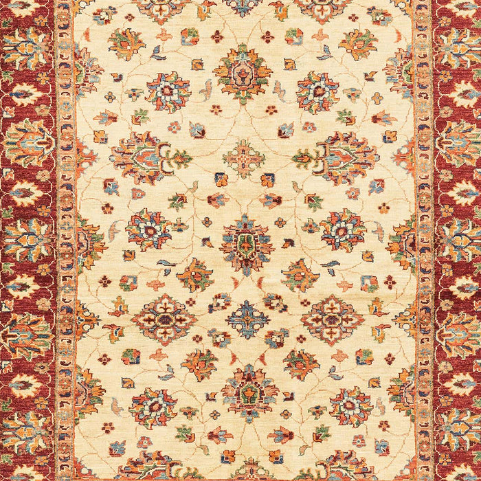 Machine Washable Abstract Brown Gold Rug, wshabs3536