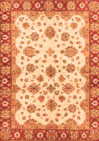 Oriental Orange Traditional Rug, abs3536org