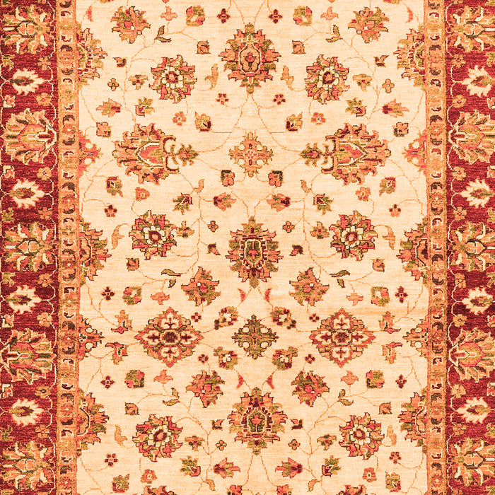 Oriental Orange Traditional Rug, abs3536org