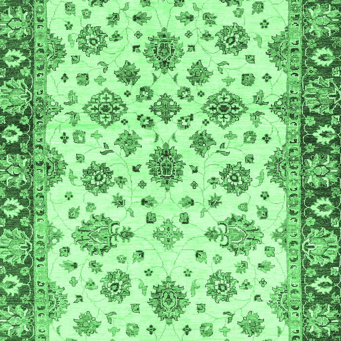 Oriental Emerald Green Traditional Rug, abs3536emgrn