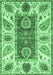 Abstract Emerald Green Modern Rug, abs3537emgrn