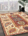 Abstract Chestnut Red Modern Rug in Family Room, abs3537