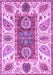 Abstract Purple Modern Rug, abs3537pur