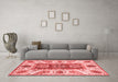 Modern Red Washable Rugs