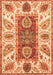 Machine Washable Abstract Orange Modern Area Rugs, wshabs3537org