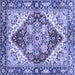 Square Persian Blue Traditional Rug, abs3538blu