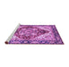 Sideview of Machine Washable Persian Purple Traditional Area Rugs, wshabs3538pur