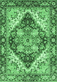 Persian Emerald Green Traditional Rug, abs3538emgrn