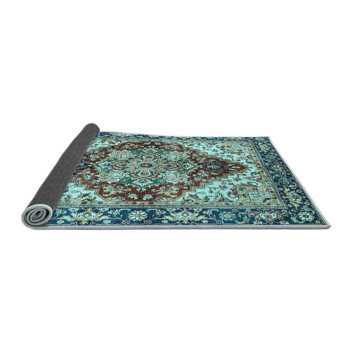 Sideview of Persian Light Blue Traditional Rug, abs3538lblu
