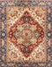 Machine Washable Abstract Brown Red Rug, wshabs3538