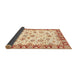 Sideview of Abstract Sun Yellow Modern Rug, abs3539