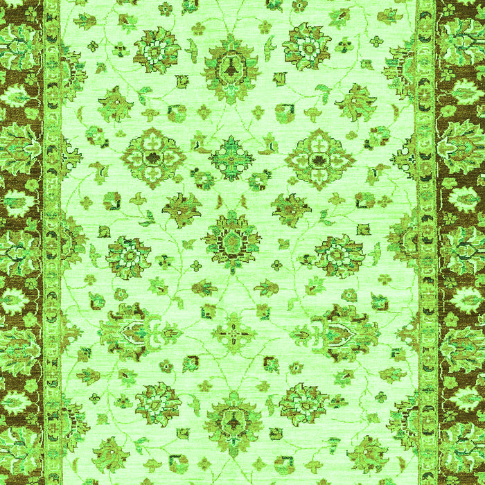 Abstract Green Modern Rug, abs3539grn