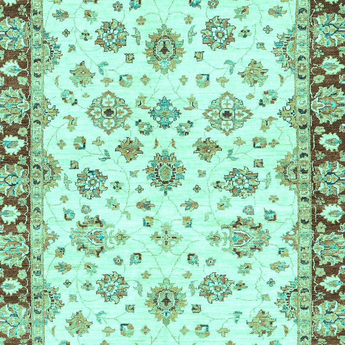 Abstract Turquoise Modern Rug, abs3539turq