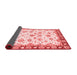 Abstract Red Modern Area Rugs