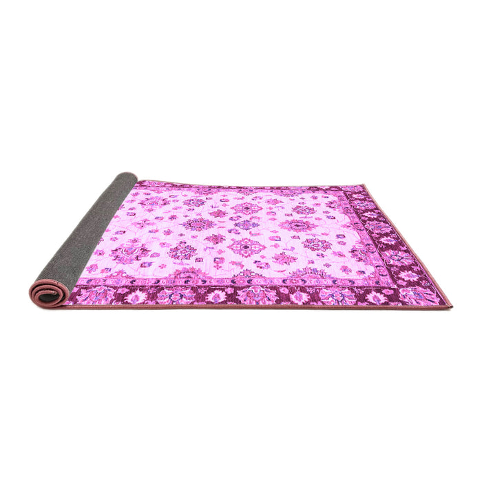 Sideview of Abstract Purple Modern Rug, abs3539pur