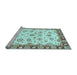 Sideview of Machine Washable Abstract Light Blue Modern Rug, wshabs3539lblu