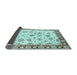 Sideview of Abstract Light Blue Modern Rug, abs3539lblu