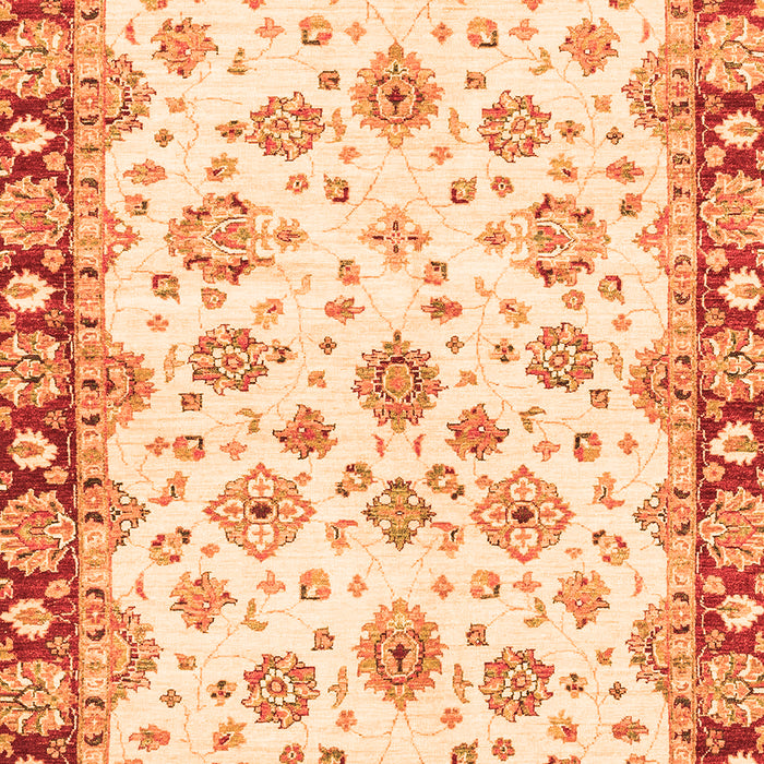Abstract Orange Modern Rug, abs3539org