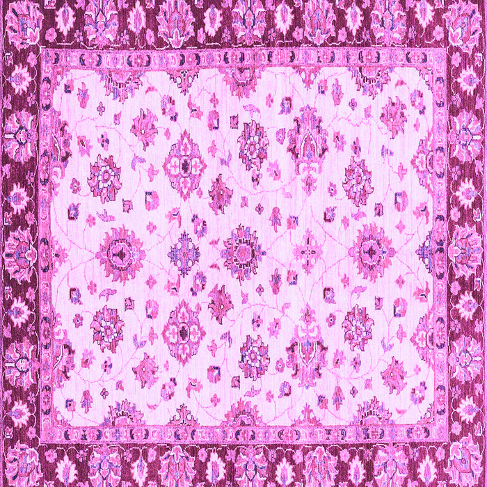 Square Machine Washable Abstract Purple Modern Area Rugs, wshabs3539pur