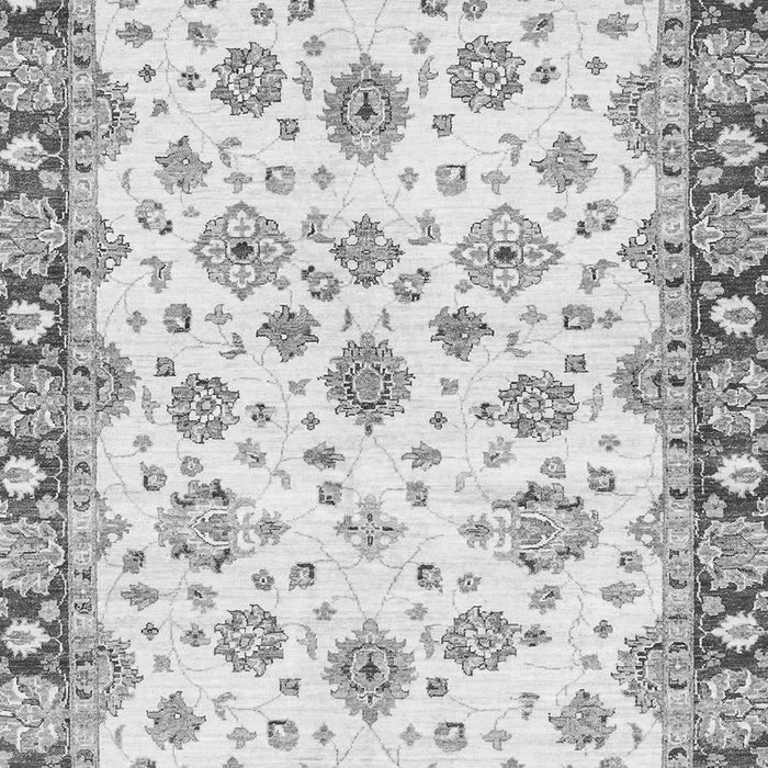 Machine Washable Abstract Gray Modern Rug, wshabs3539gry