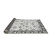 Sideview of Abstract Gray Modern Rug, abs3539gry