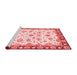 Modern Red Washable Rugs