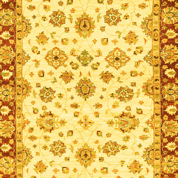 Abstract Yellow Modern Rug, abs3539yw