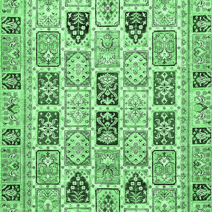 Abstract Emerald Green Modern Rug, abs353emgrn