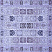 Square Machine Washable Abstract Blue Modern Rug, wshabs353blu