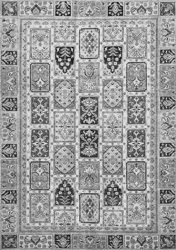 Abstract Gray Modern Rug, abs353gry