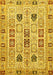 Abstract Yellow Modern Rug, abs353yw