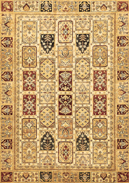 Abstract Brown Modern Rug, abs353brn