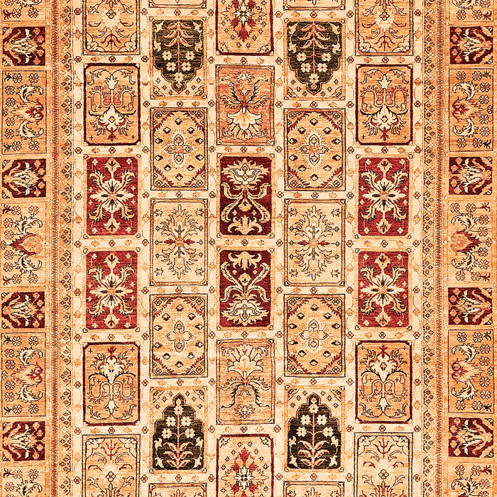 Abstract Orange Modern Rug, abs353org