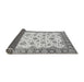 Sideview of Abstract Gray Modern Rug, abs3540gry