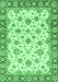 Abstract Emerald Green Modern Rug, abs3540emgrn